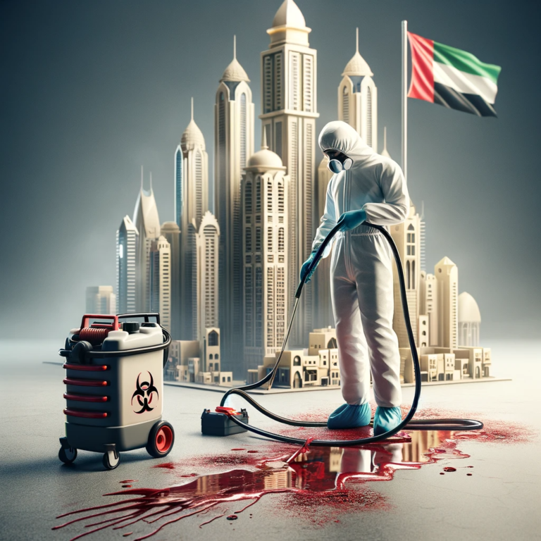 Dead blood cleanup Dubai by Bio On UAE