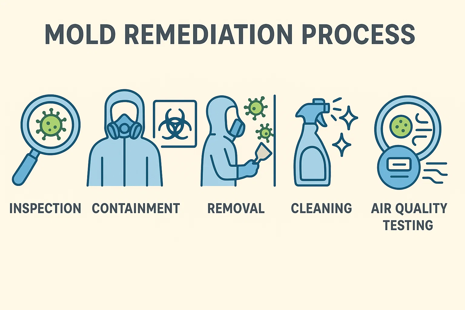 Step-by-step mold remediation removal keeps your home safe and mold-free