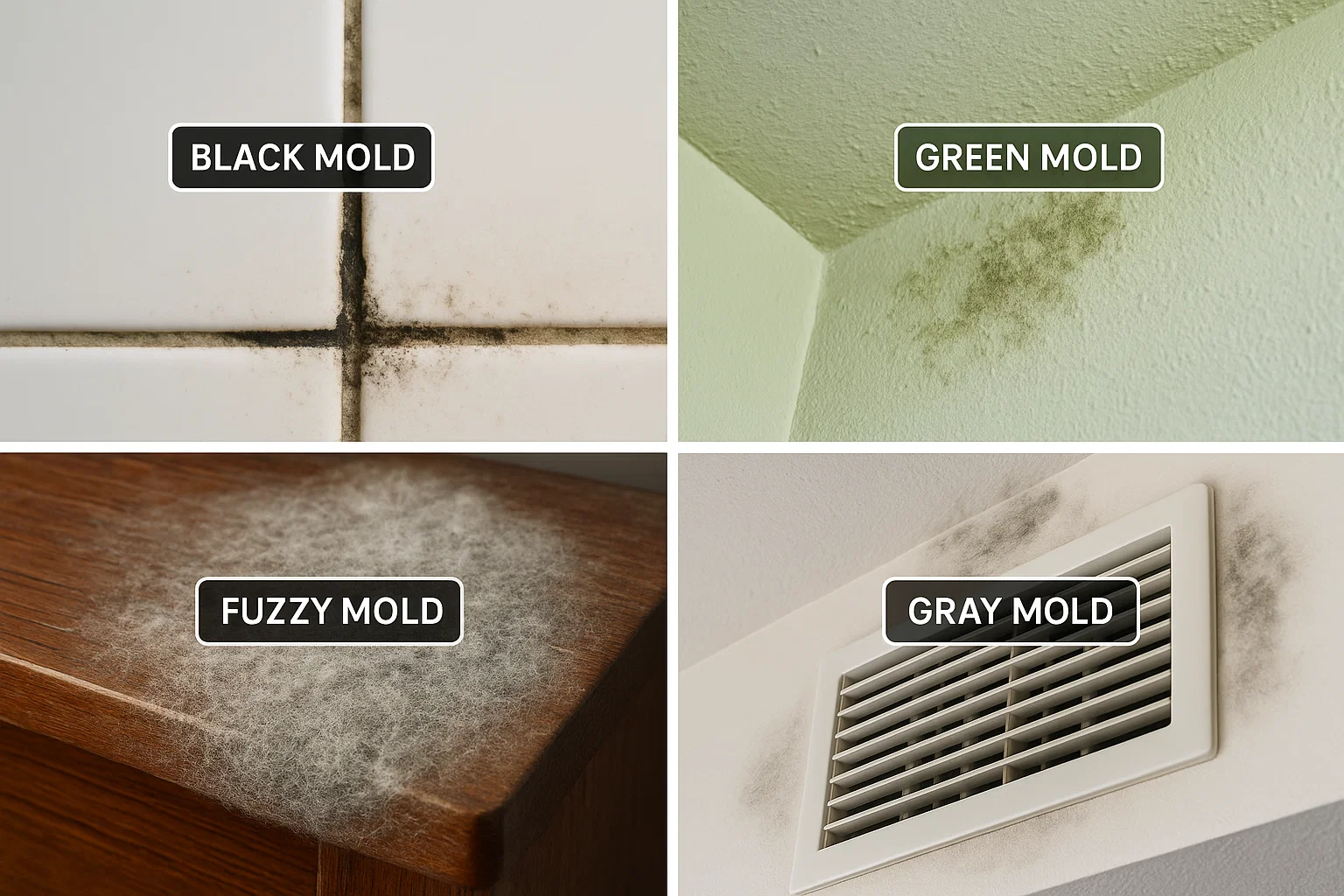 Household mold in the UAE shows up in different colors and surfaces—watch out for these warning signs