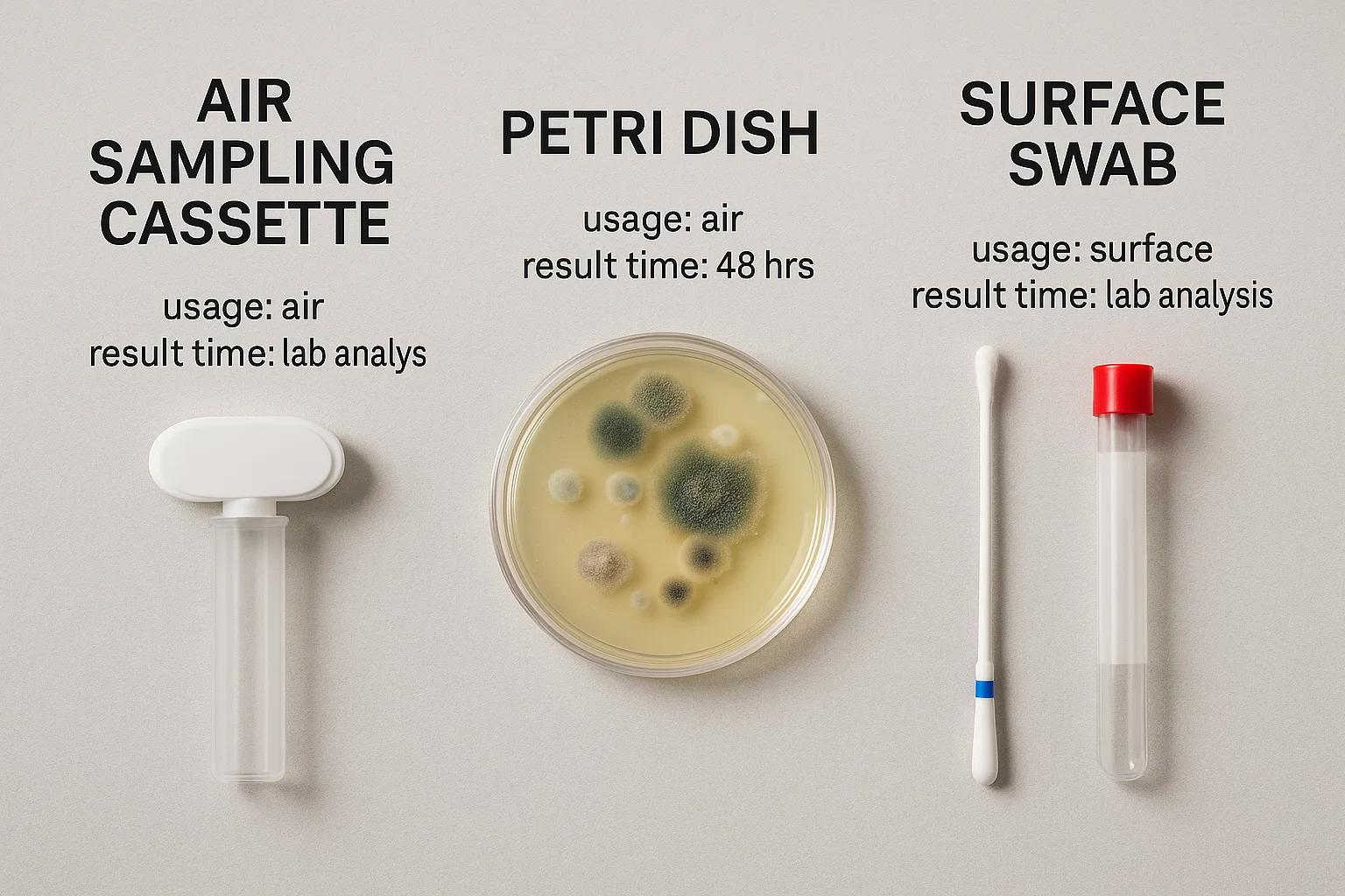 Mold home test kits come in several types—each with pros and limitations depending on where and how you use them