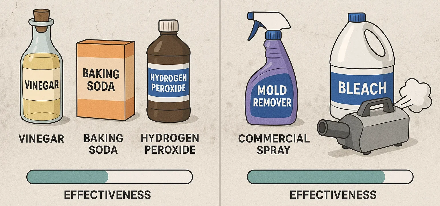 Natural vs chemical mold killers—know which one fits your home’s needs