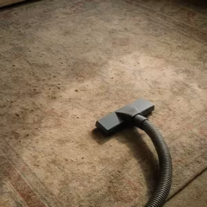 A dusty carpet in need of deep cleaning in Abu Dhabi