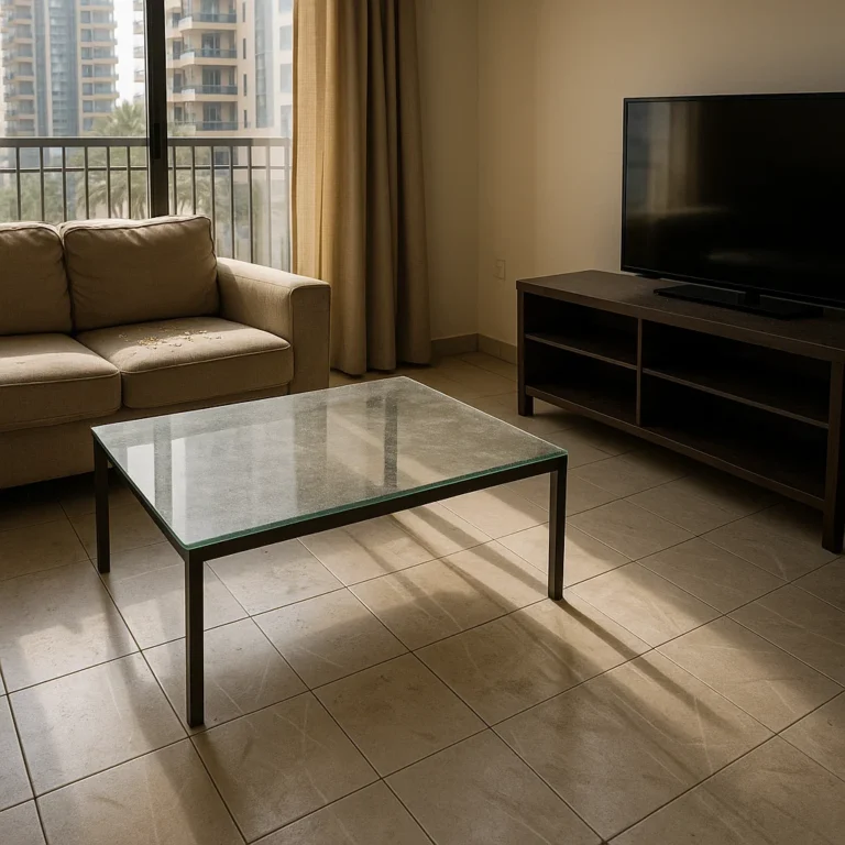 A home in need of professional cleaning services in UAE