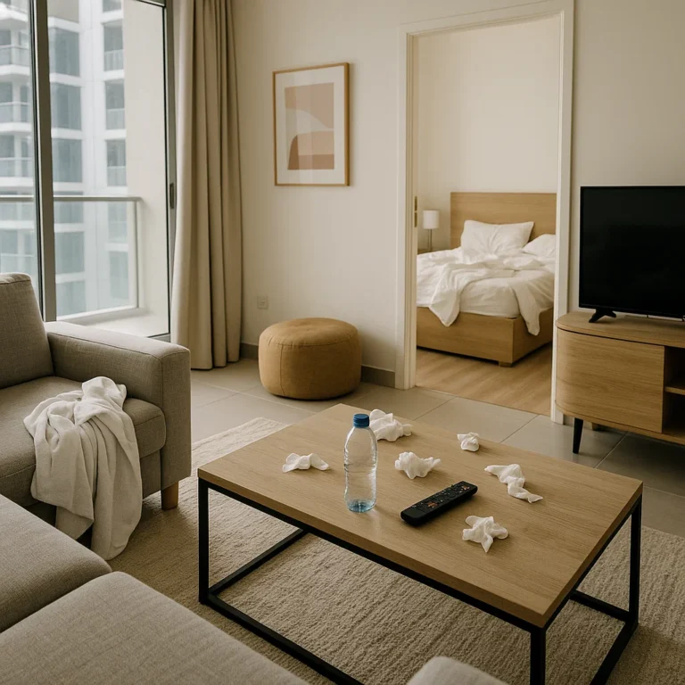 An Airbnb property needing professional cleaning before the next booking