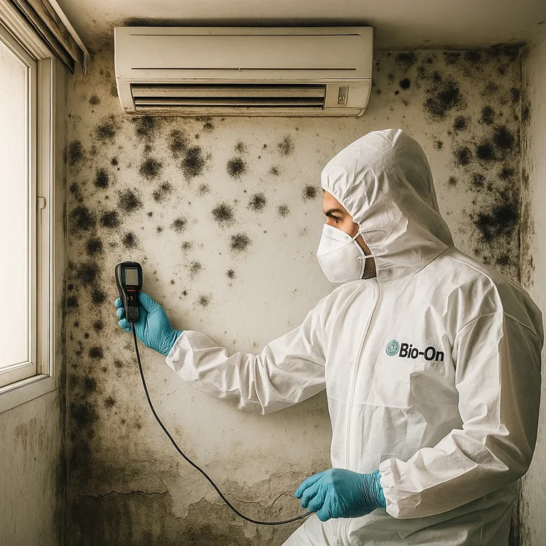 Black spots on wall usually signal moisture and mold—fix the source, then clean safely