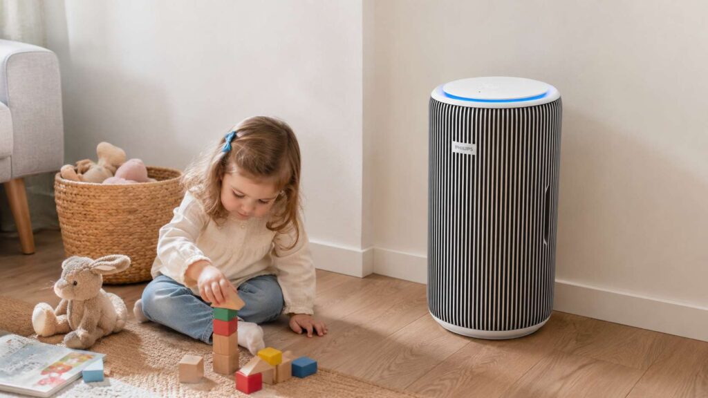 Philips PureProtect 3200 Series AC322010 protects your child from mold spores