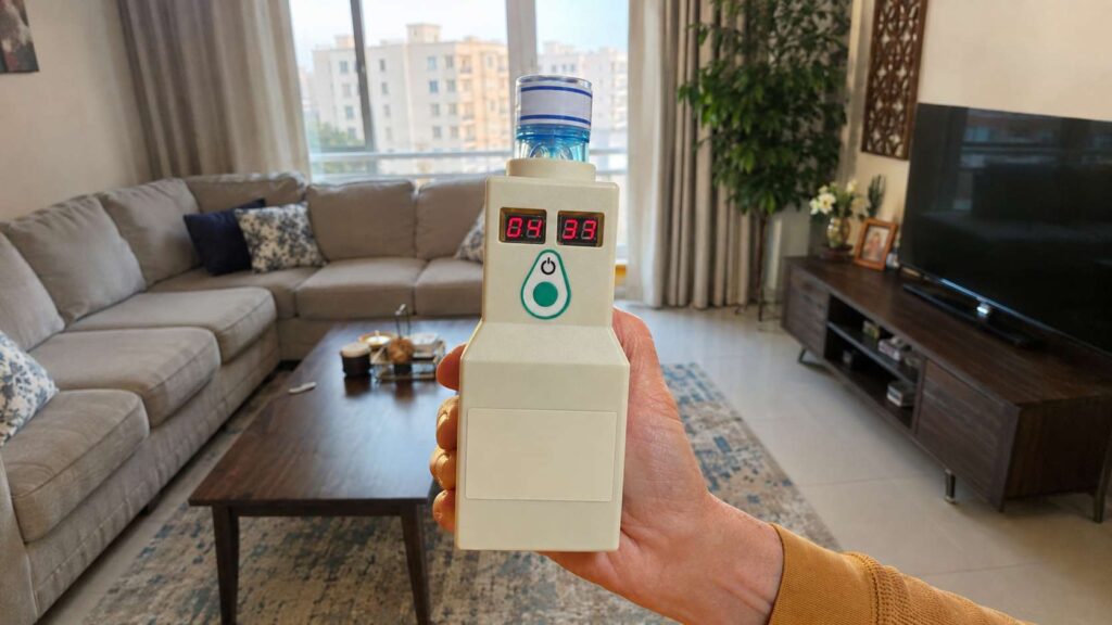 mold air testing in a UAE home